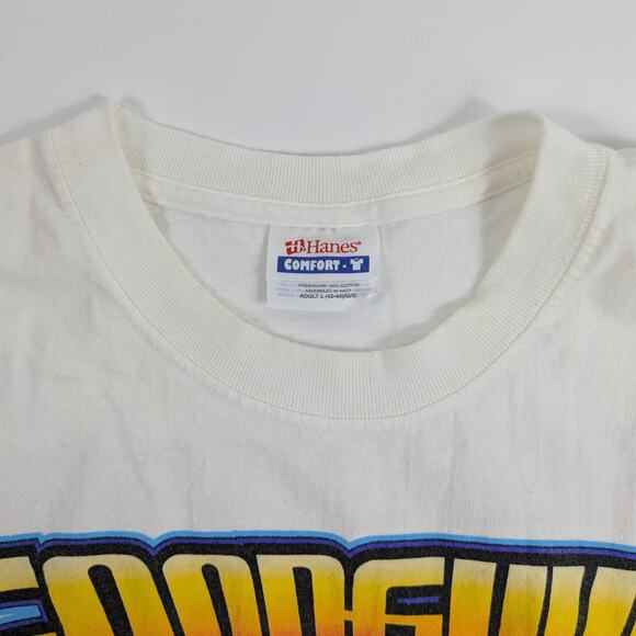 Vintage 2002 Mens Drag Racing L T-Shirt Goodguys Fomoso Fuel & Gas Bakersfield - Picture 10 of 12